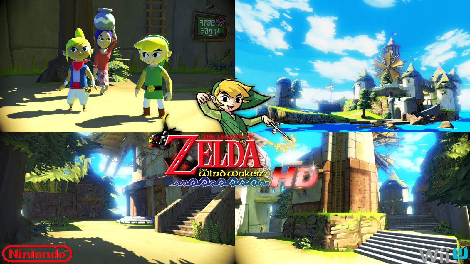 Comparison between Wind Waker HD on Wii U and Wind Waker with HD